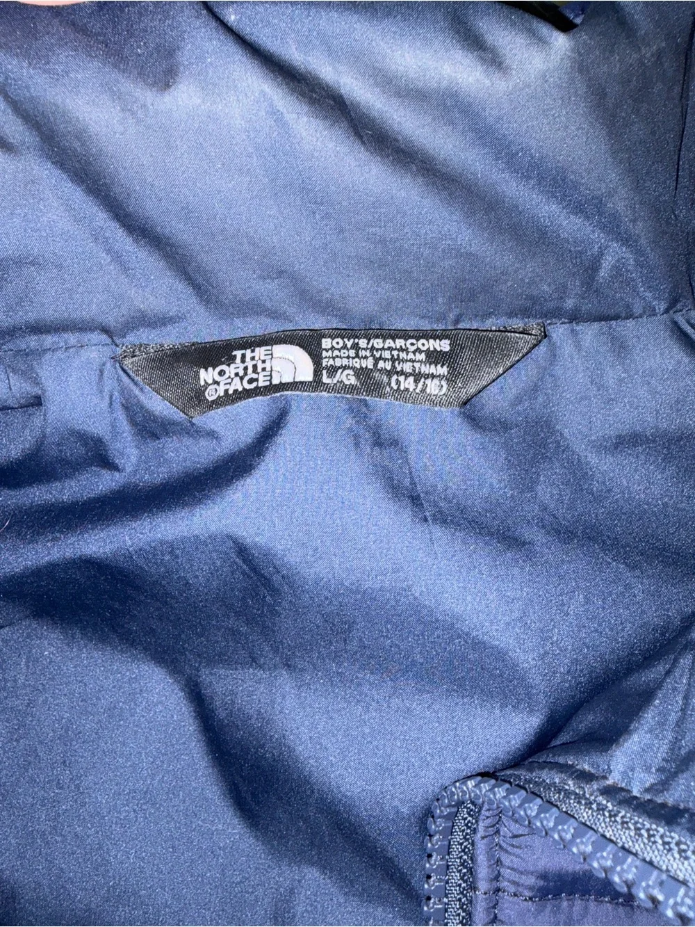 The North Face Men's Quilted Vest in Navy and Black